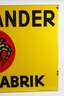 Emailleschild Salamander