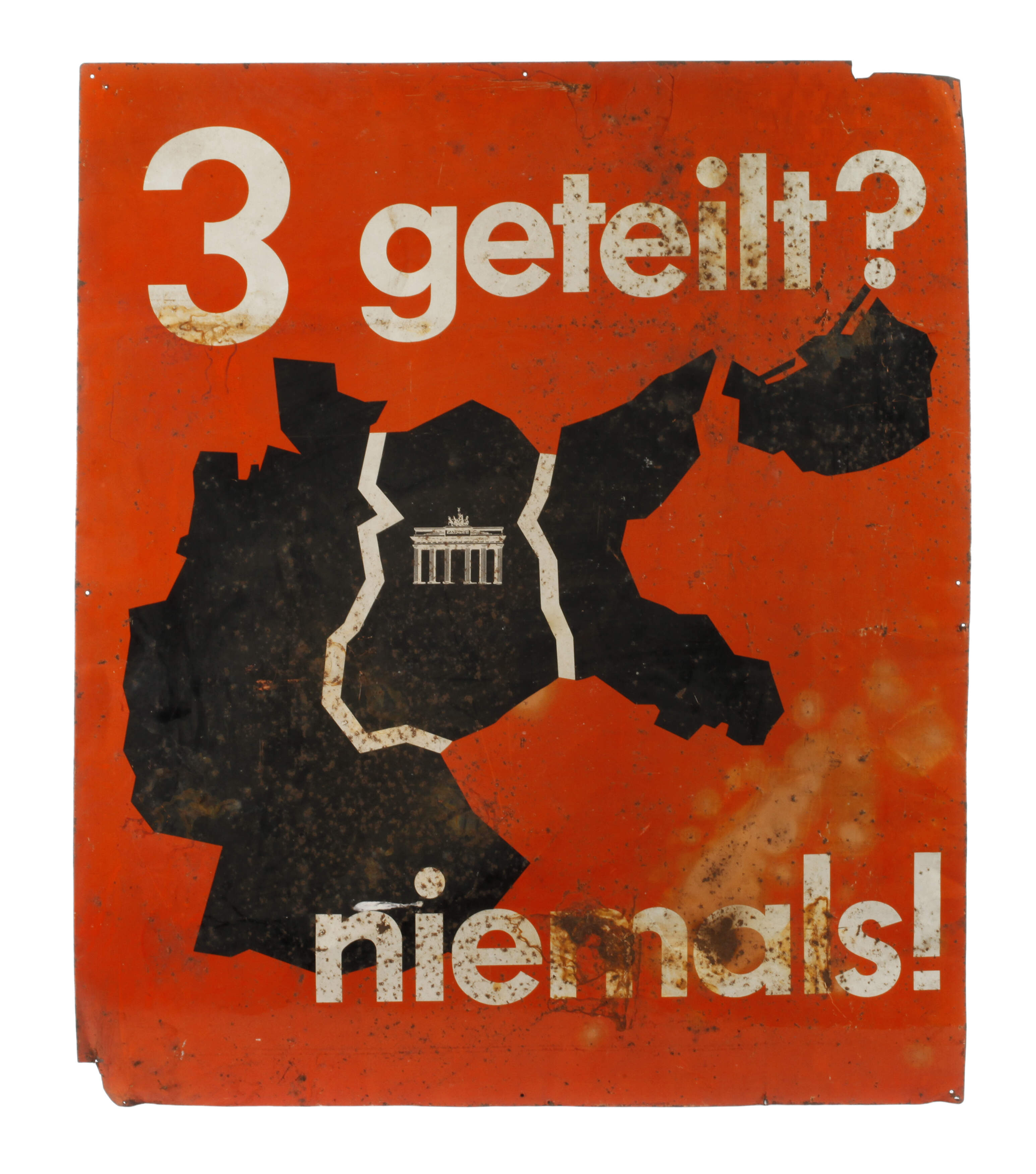 Propaganda Blechschild