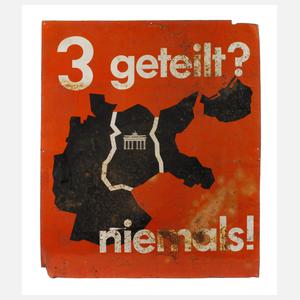 Propaganda Blechschild
