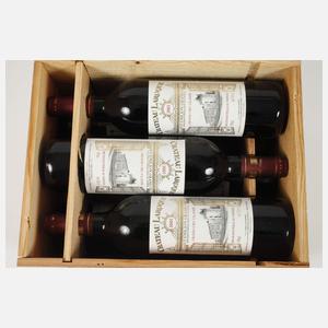 Sechs Flaschen Rotwein