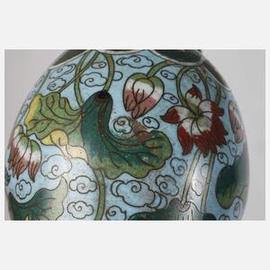 Paar Cloisonnévasen China