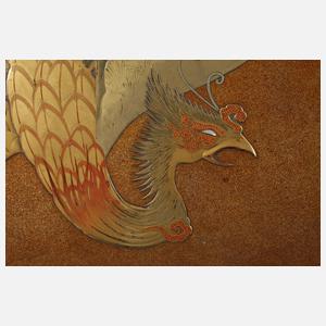 Bedeutende Lacktruhe Japan