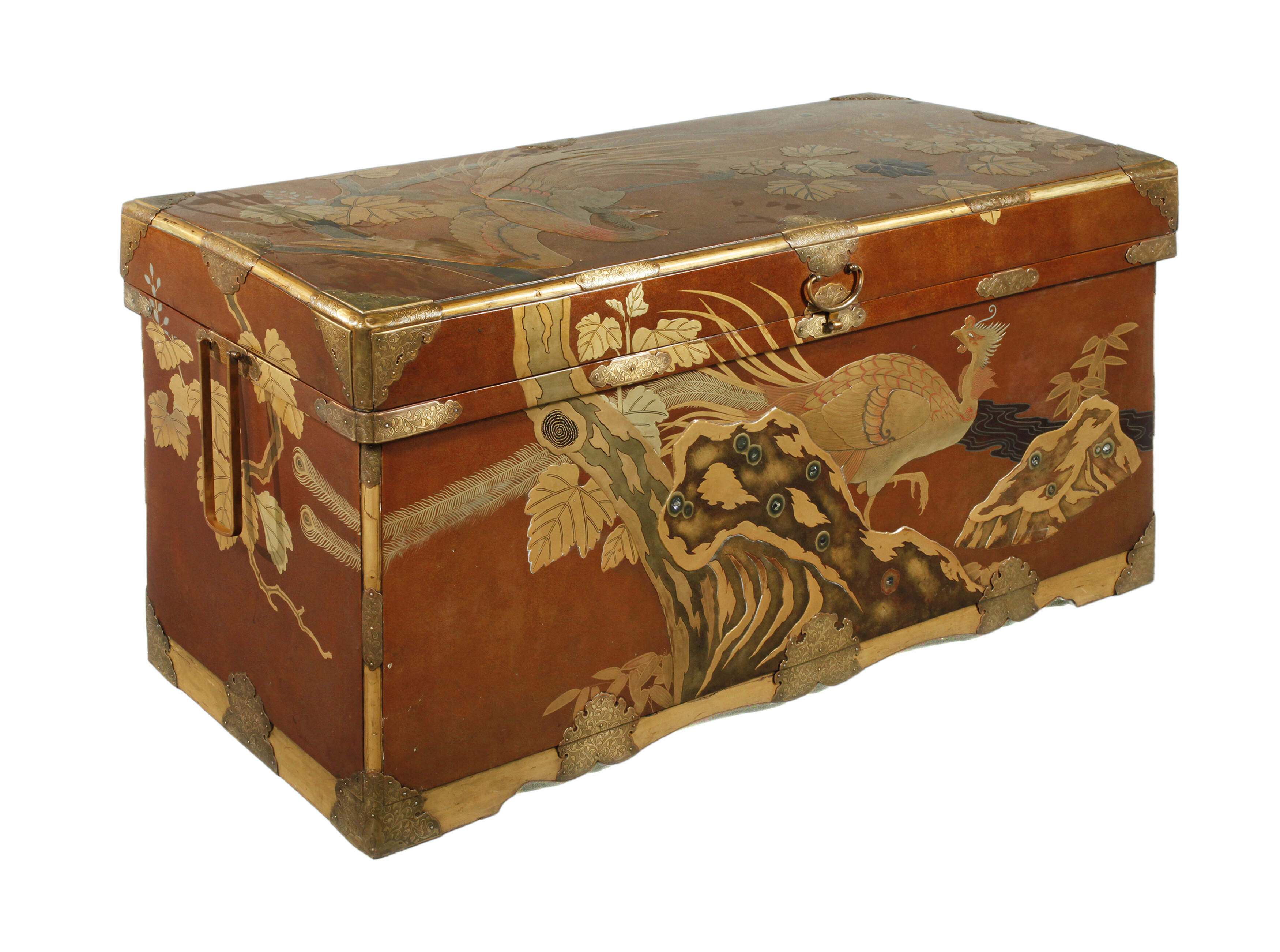 Bedeutende Lacktruhe Japan