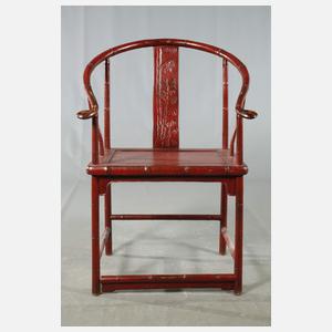 Paar Armlehnstühle China