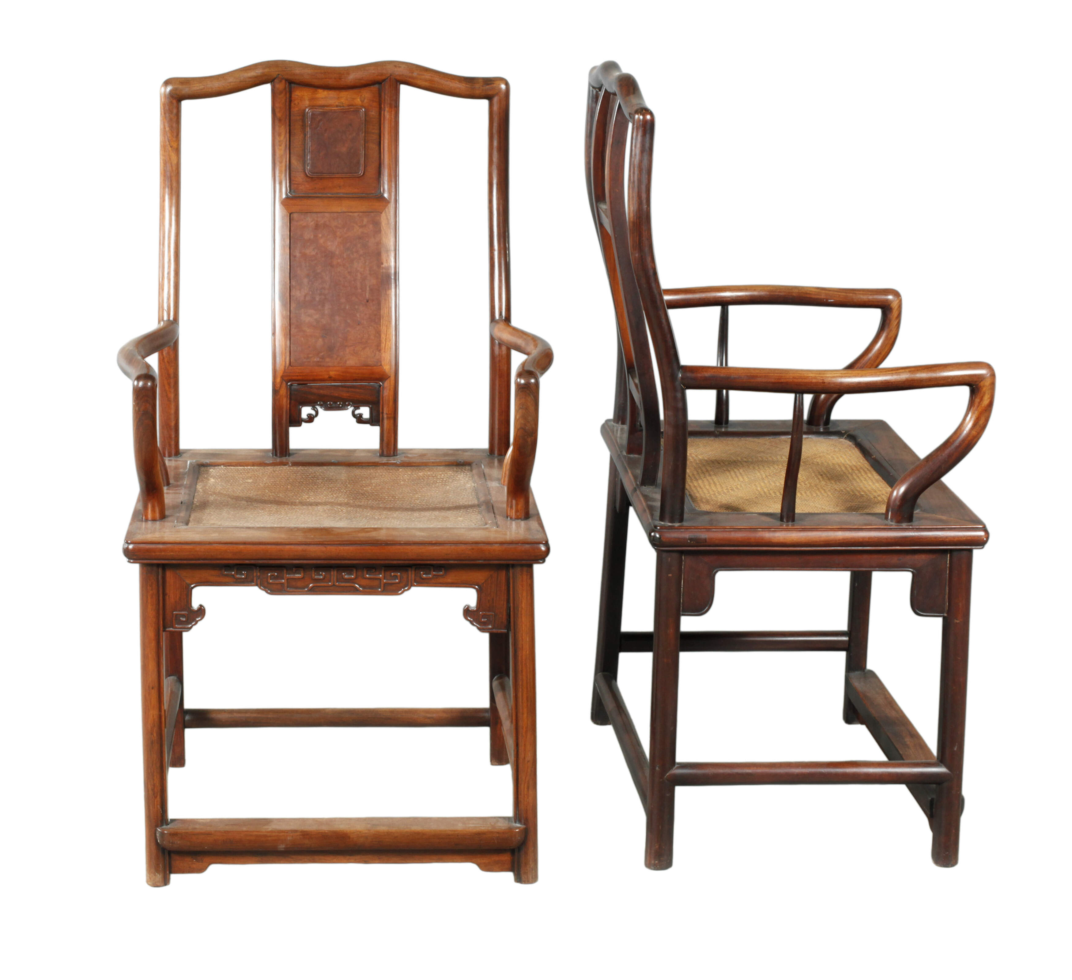 Paar Armlehnstühle Qing-Dynastie
