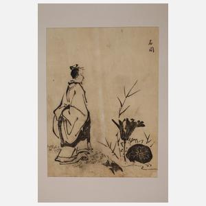 Konvolut Holzschnitte in Mappe