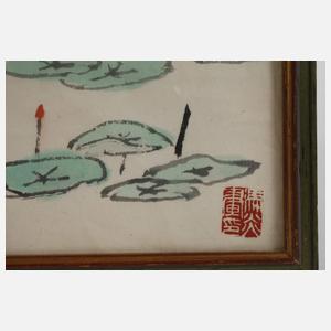 Tuschmalerei Landschaft