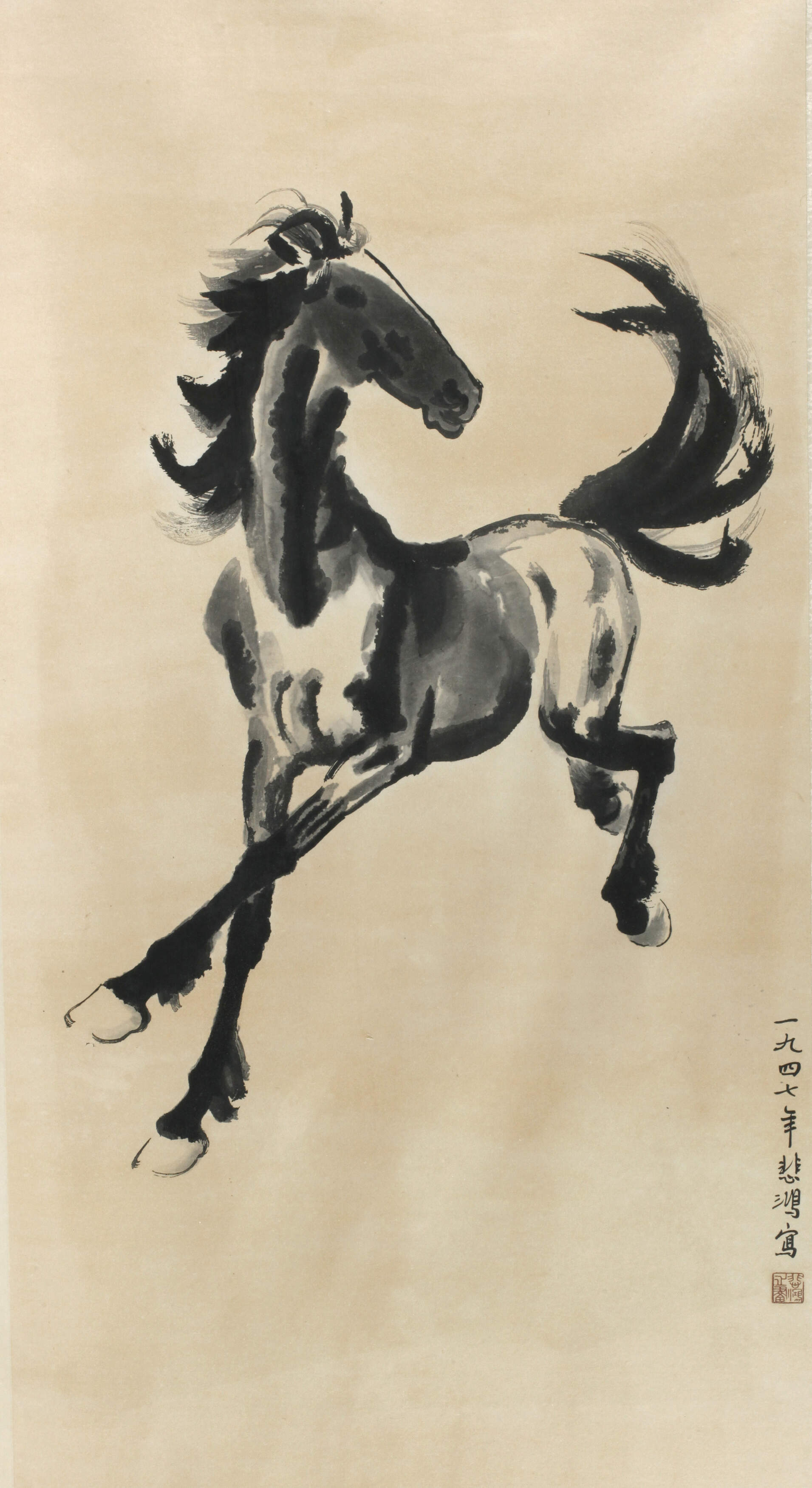 Galoppierendes Pferd