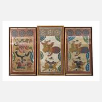 Drei Yao-Zeremonialmalereien111