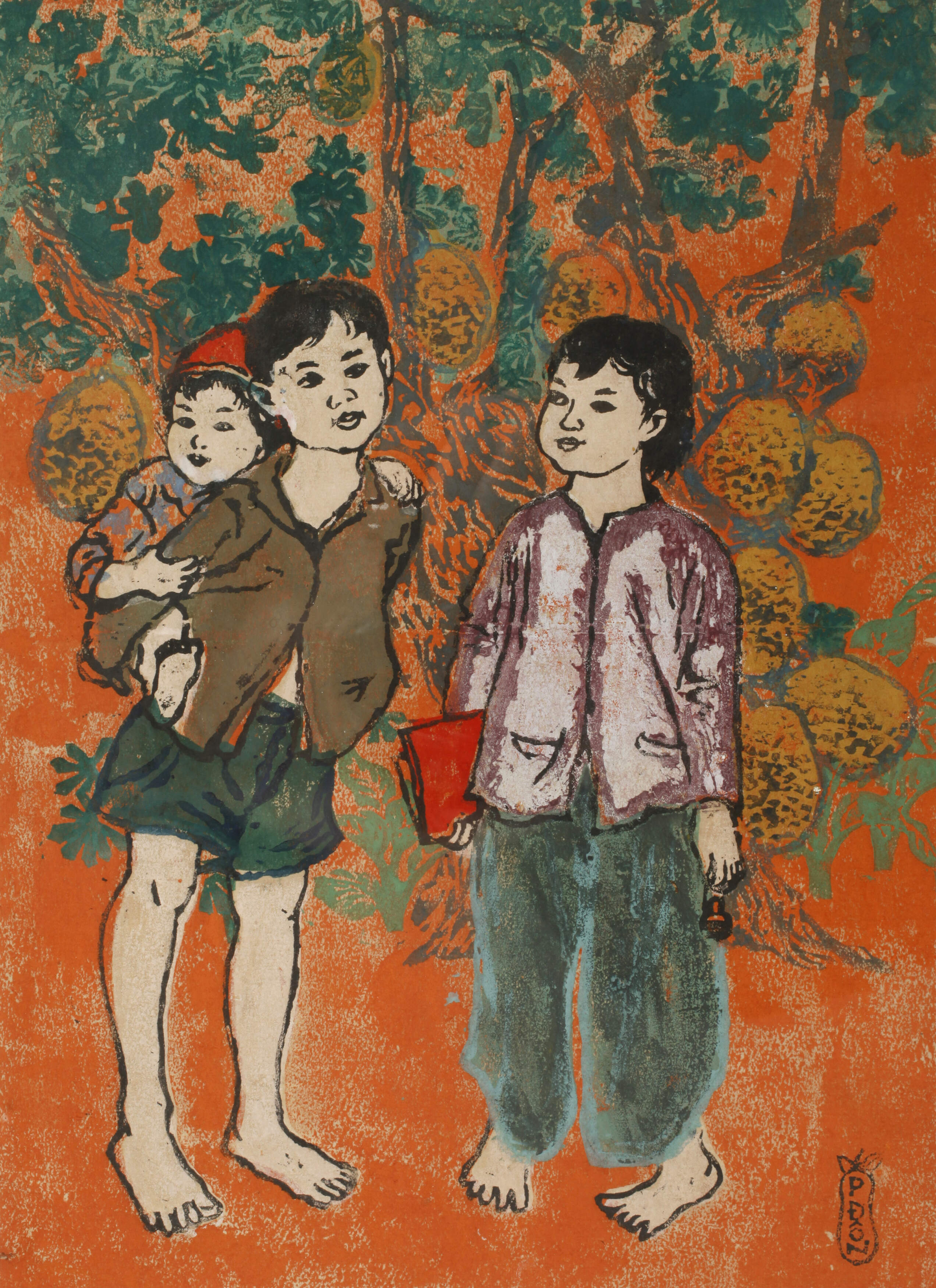 Pham van Don, Kinder im Grünen