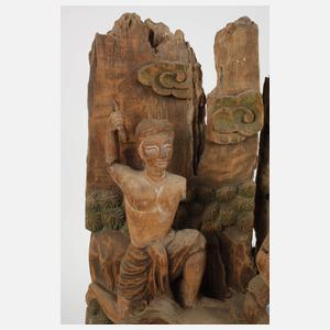 Figürliche Schnitzerei