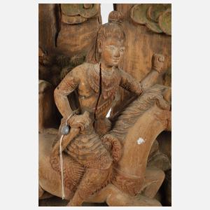 Figürliche Schnitzerei