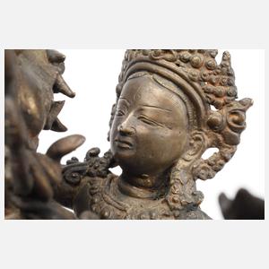Bronzefigur Tibet