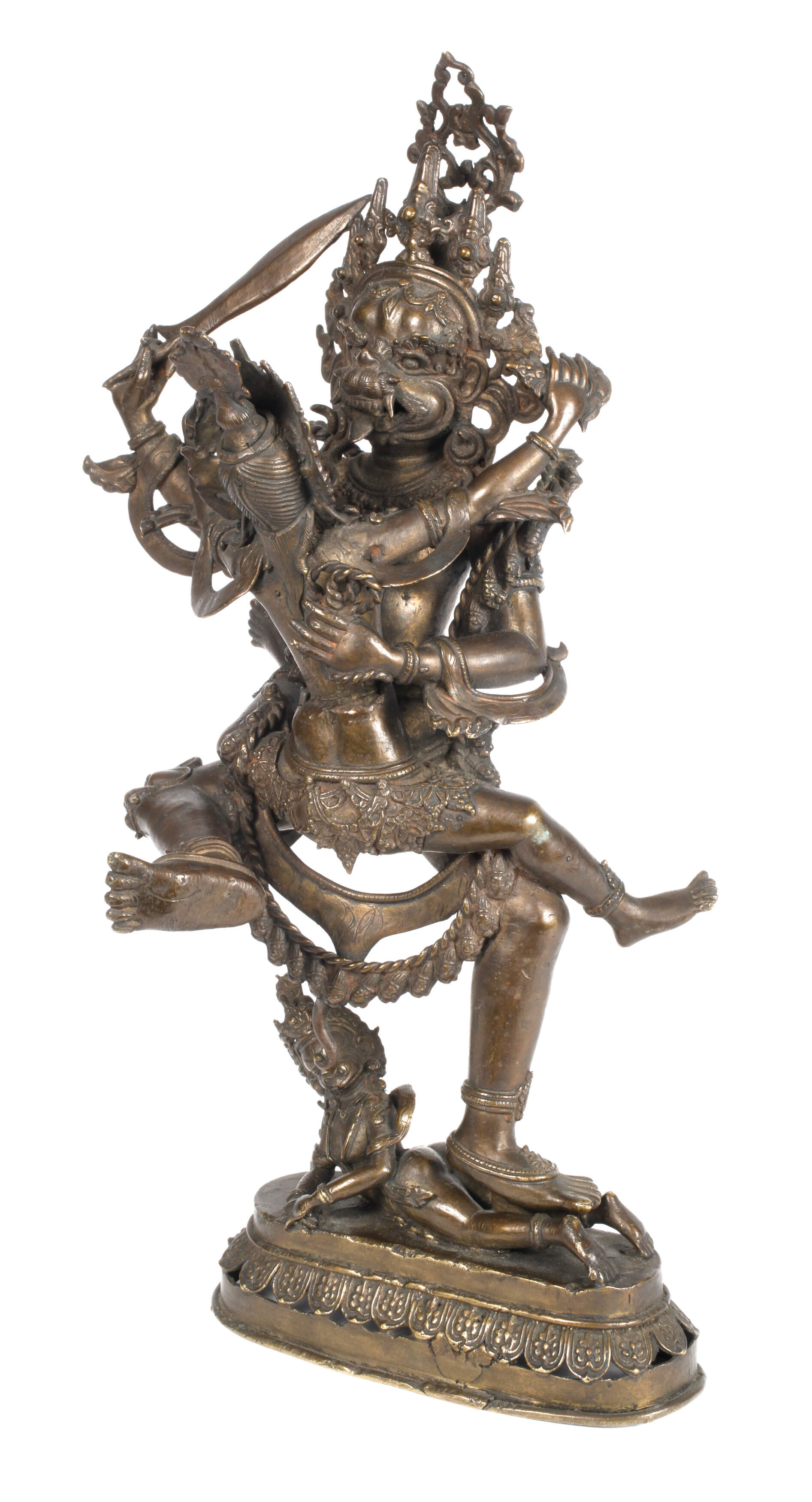 Bronzefigur Tibet