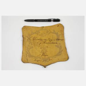 Gesticktes Wappen Schwarzburg-Sondershausen