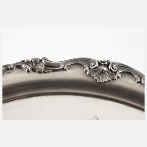 Silber-Offizierstablett Garde Preußen