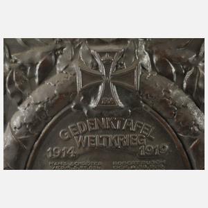Gedenktafel 1. Weltkrieg
