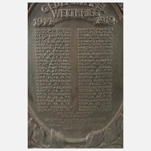 Gedenktafel 1. Weltkrieg