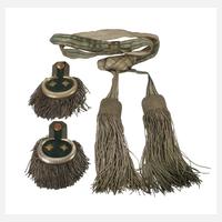 Feldbinde und Epauletten Sachsen111