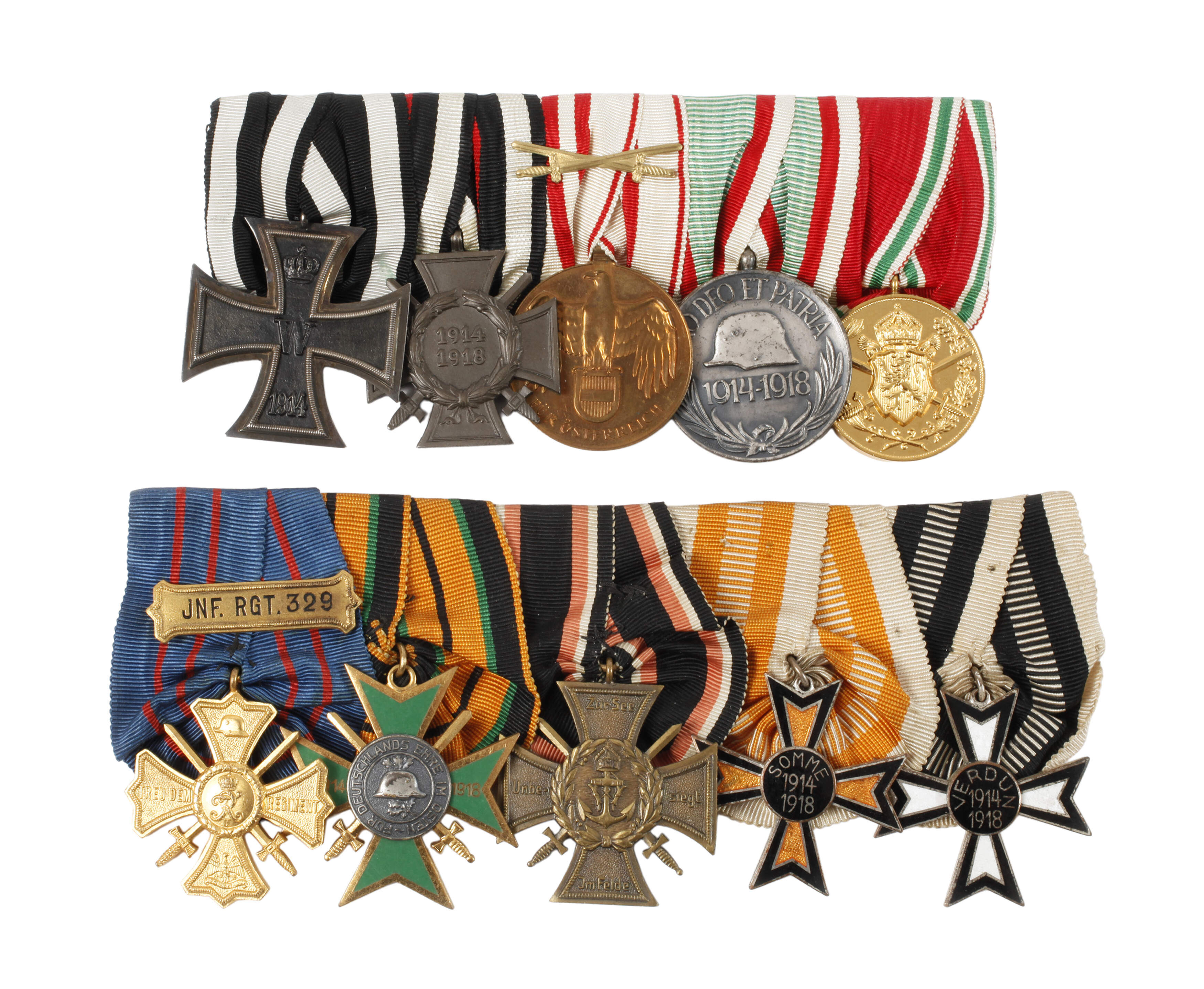 Zwei Ordensspangen 1. Weltkrieg