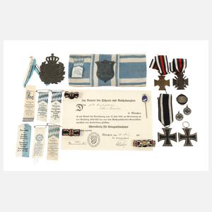 Konvolut Orden und Abzeichen 1. Weltkrieg
