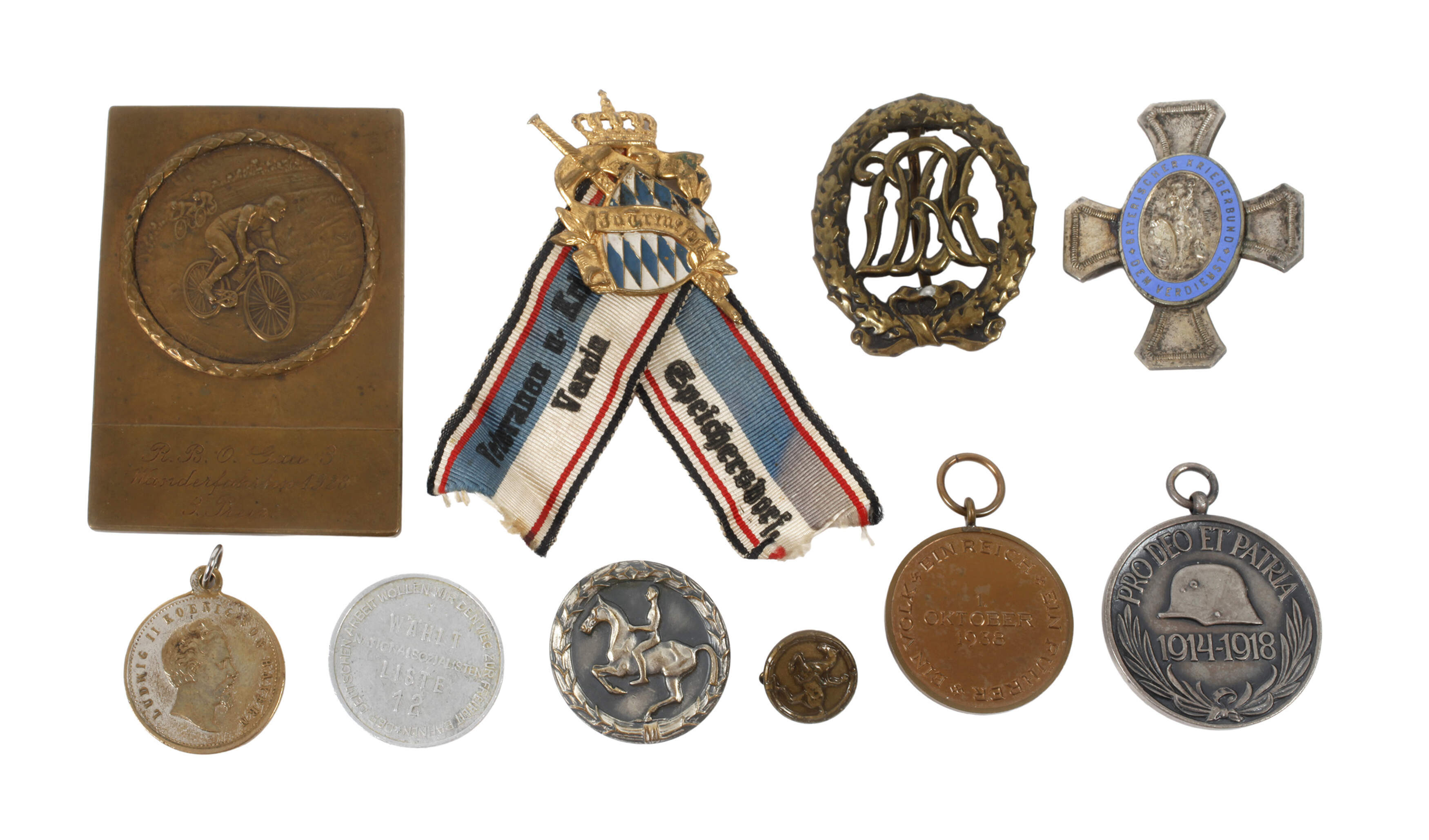 Konvolut Orden und Abzeichen 1. und 2. Weltkrieg