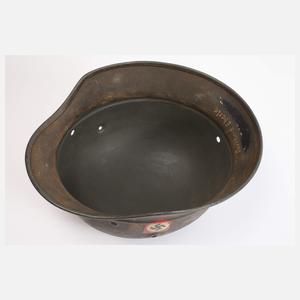 Stahlhelm Polizei Kradfahrer