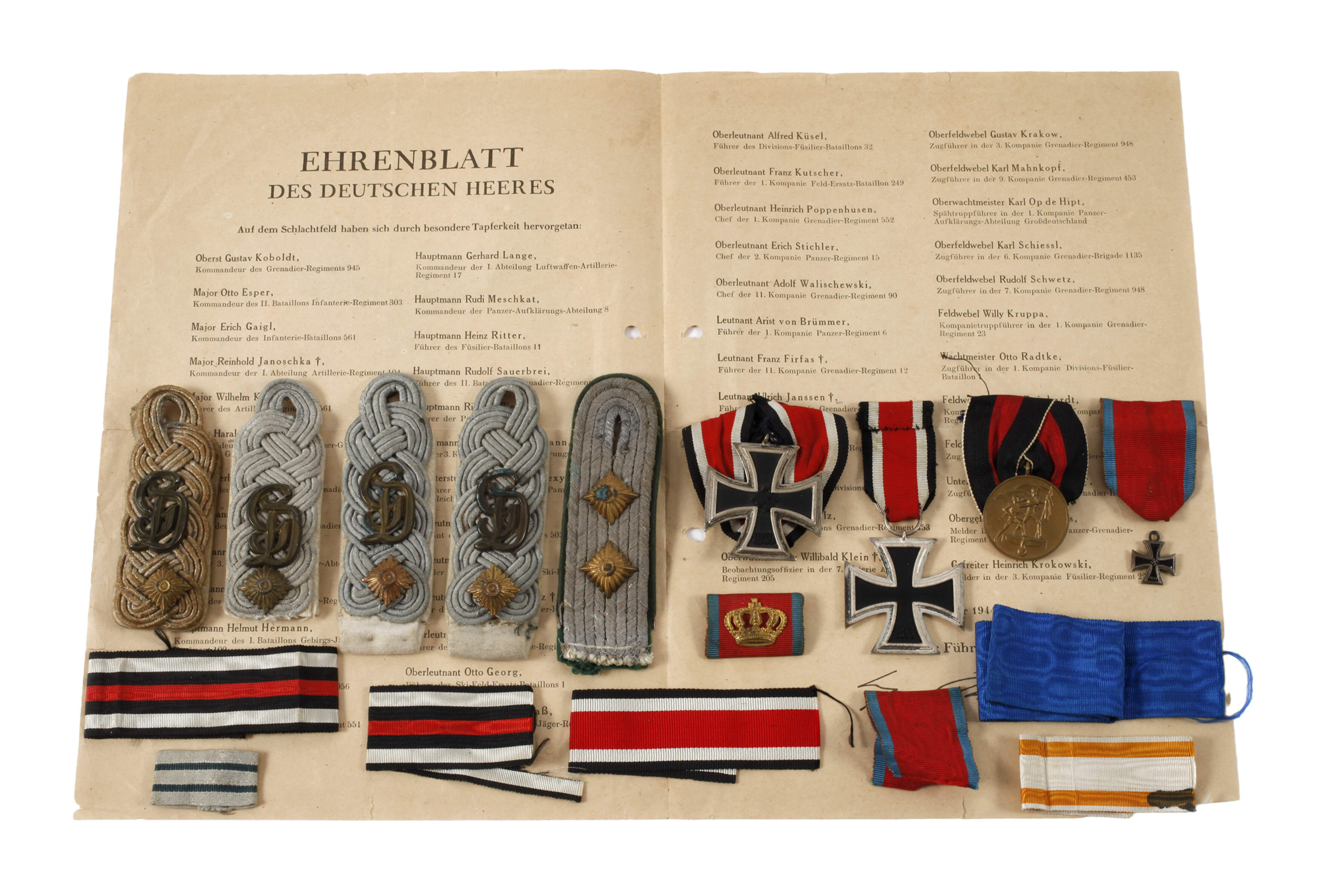 Konvolut Orden und Effekten Ritterkreuzträger