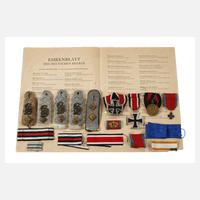 Konvolut Orden und Effekten Ritterkreuzträger111