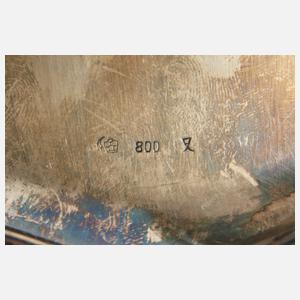 Silbertablett Königsberg als Abschiedsgeschenk