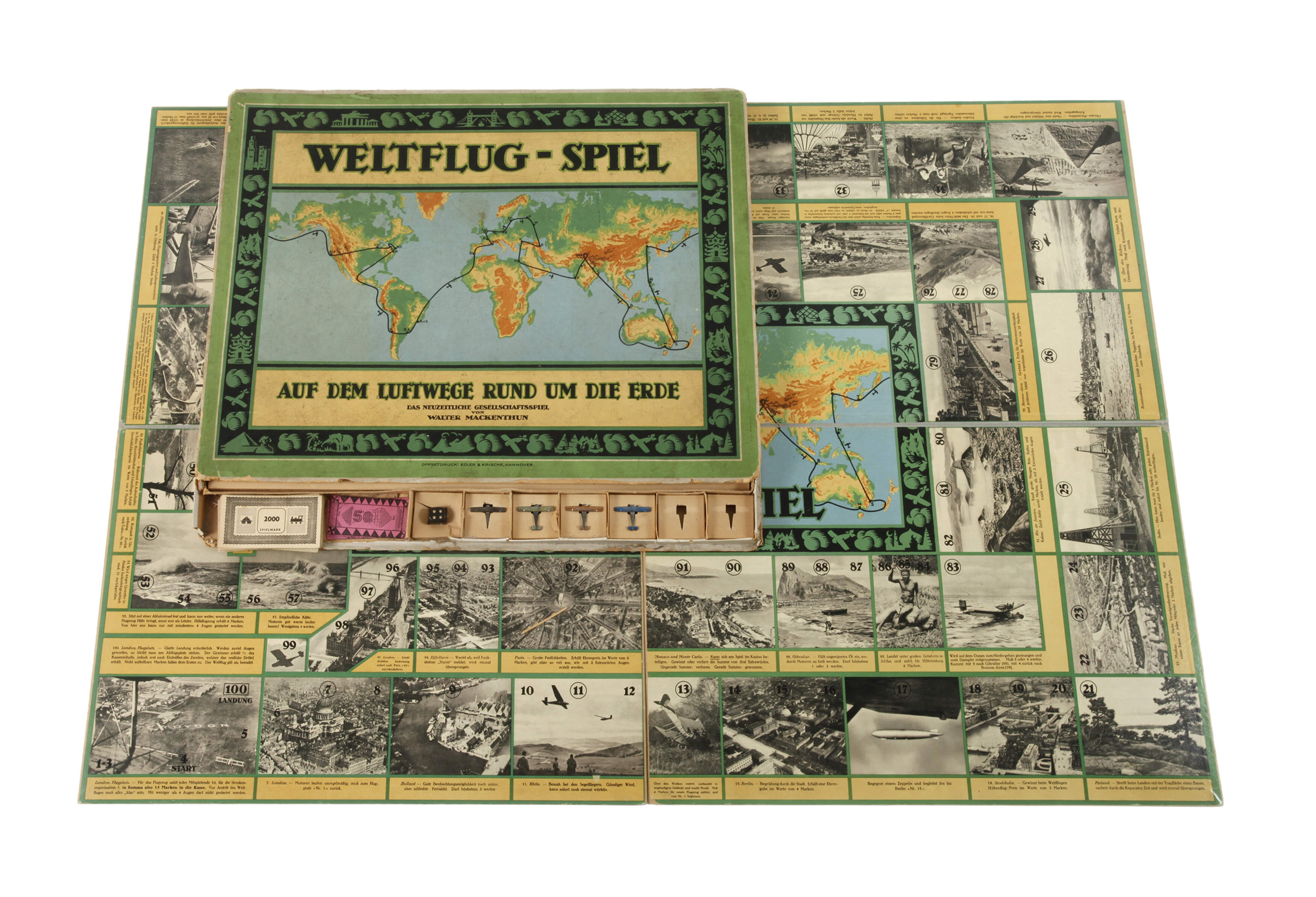 Großes Propaganda Weltflug-Spiel
