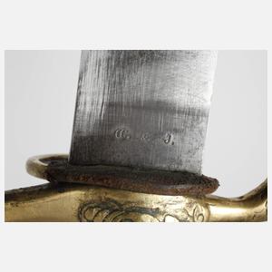 Prächtiges Jagdschwert