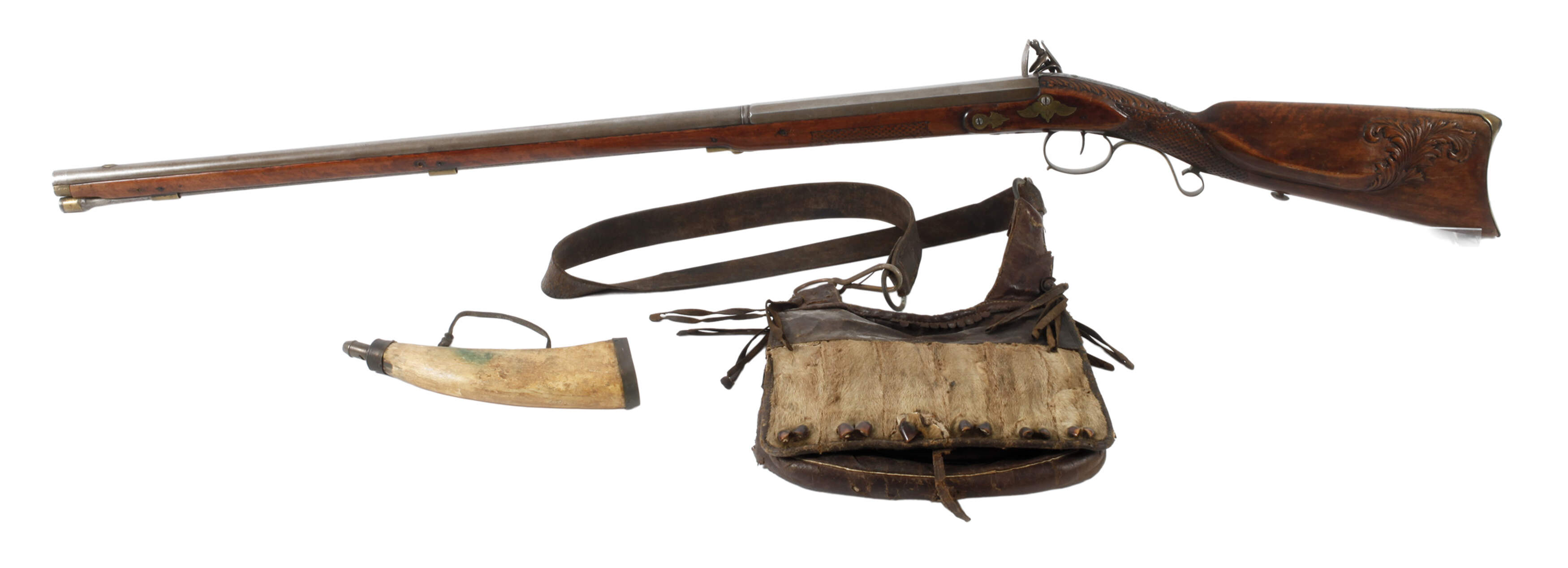 Steinschlossgewehr mit Zubehör