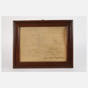 Autograph Kaiser Wilhelm II.