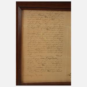 Autograph Kaiser Wilhelm II.