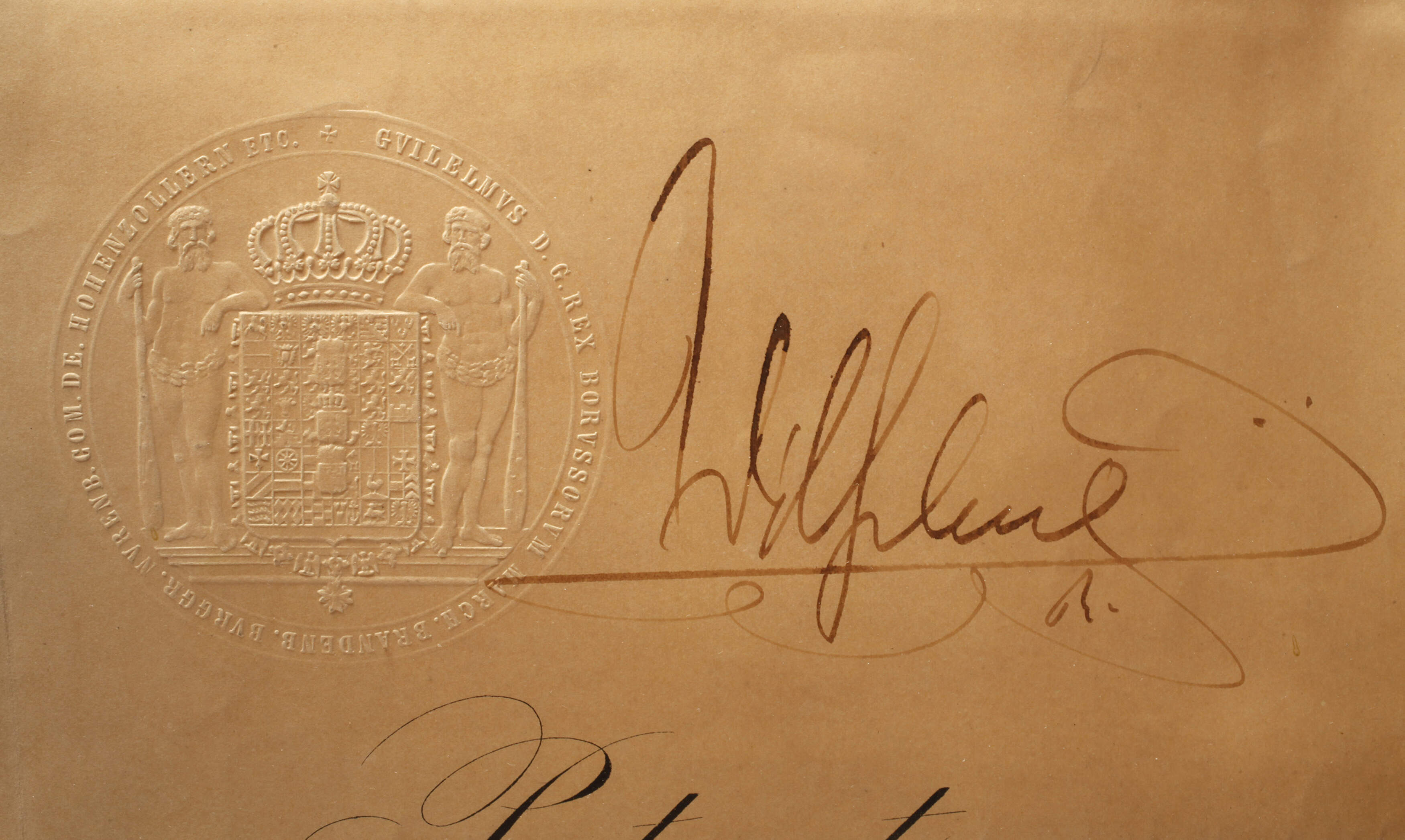 Autograph Kaiser Wilhelm II.