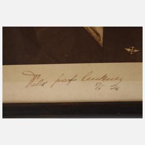 Autograph Graf von Luckner