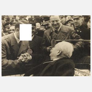 Pressefoto A.H. mit Autograph General Litzmann