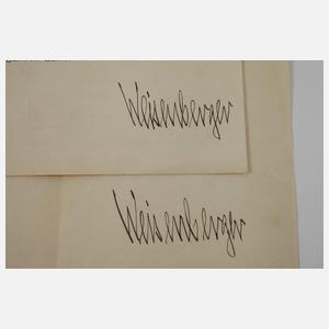 Konvolut Autographen Ritterkreuzträger