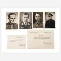 Konvolut Autographen Ritterkreuzträger111