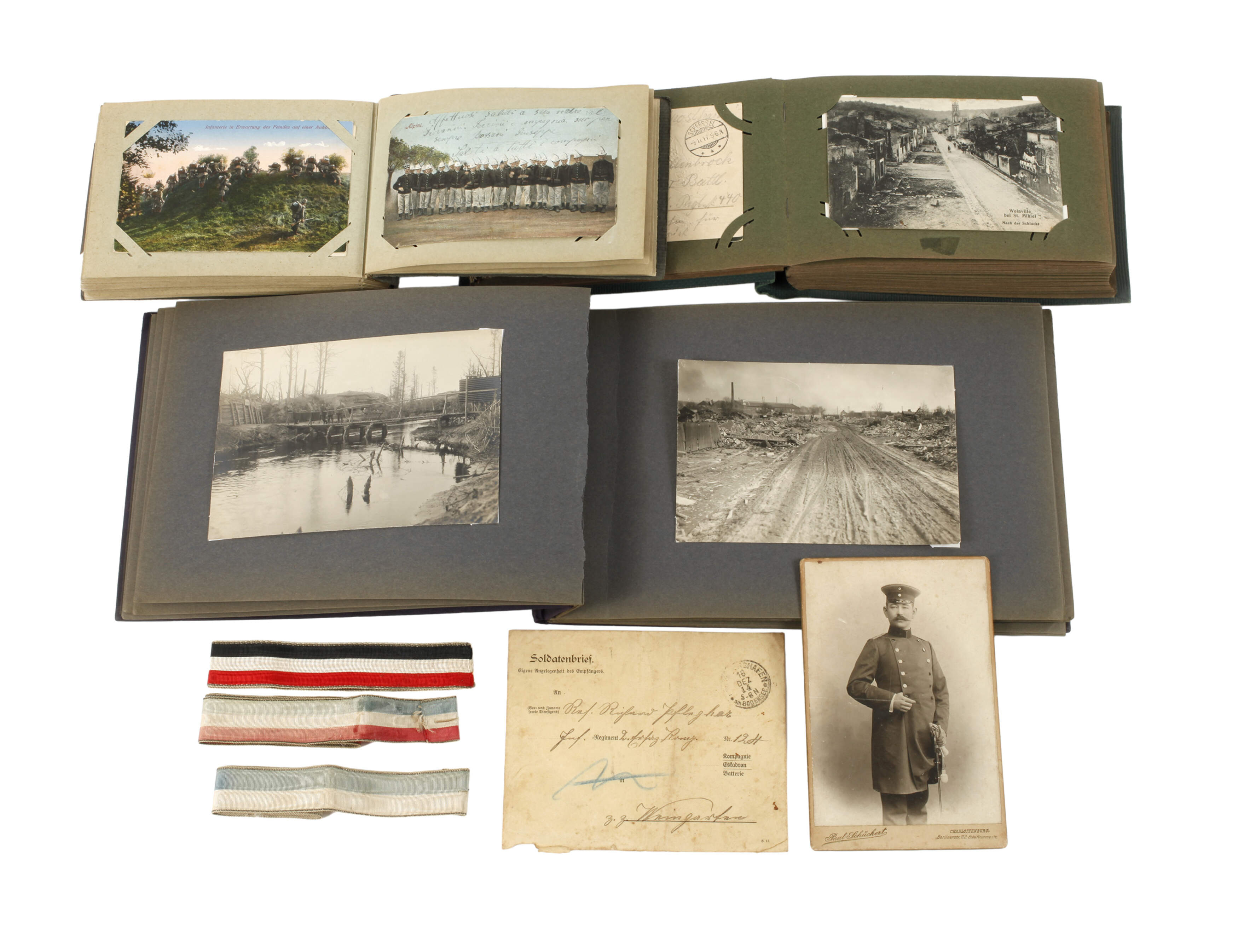 Sammlung Postkarten und Fotos 1. Weltkrieg
