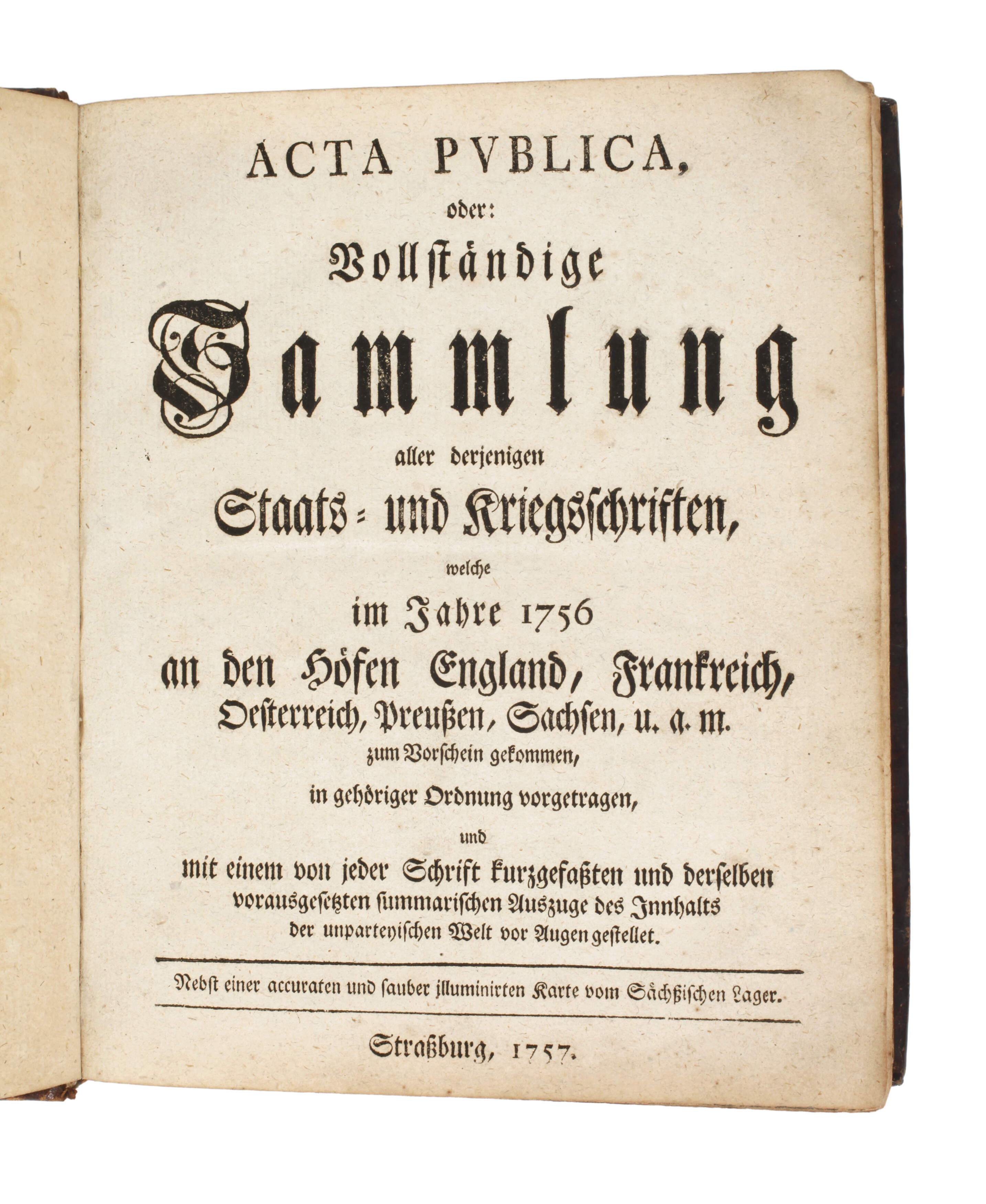 Sammlung aller Staats- und Kriegsschriften