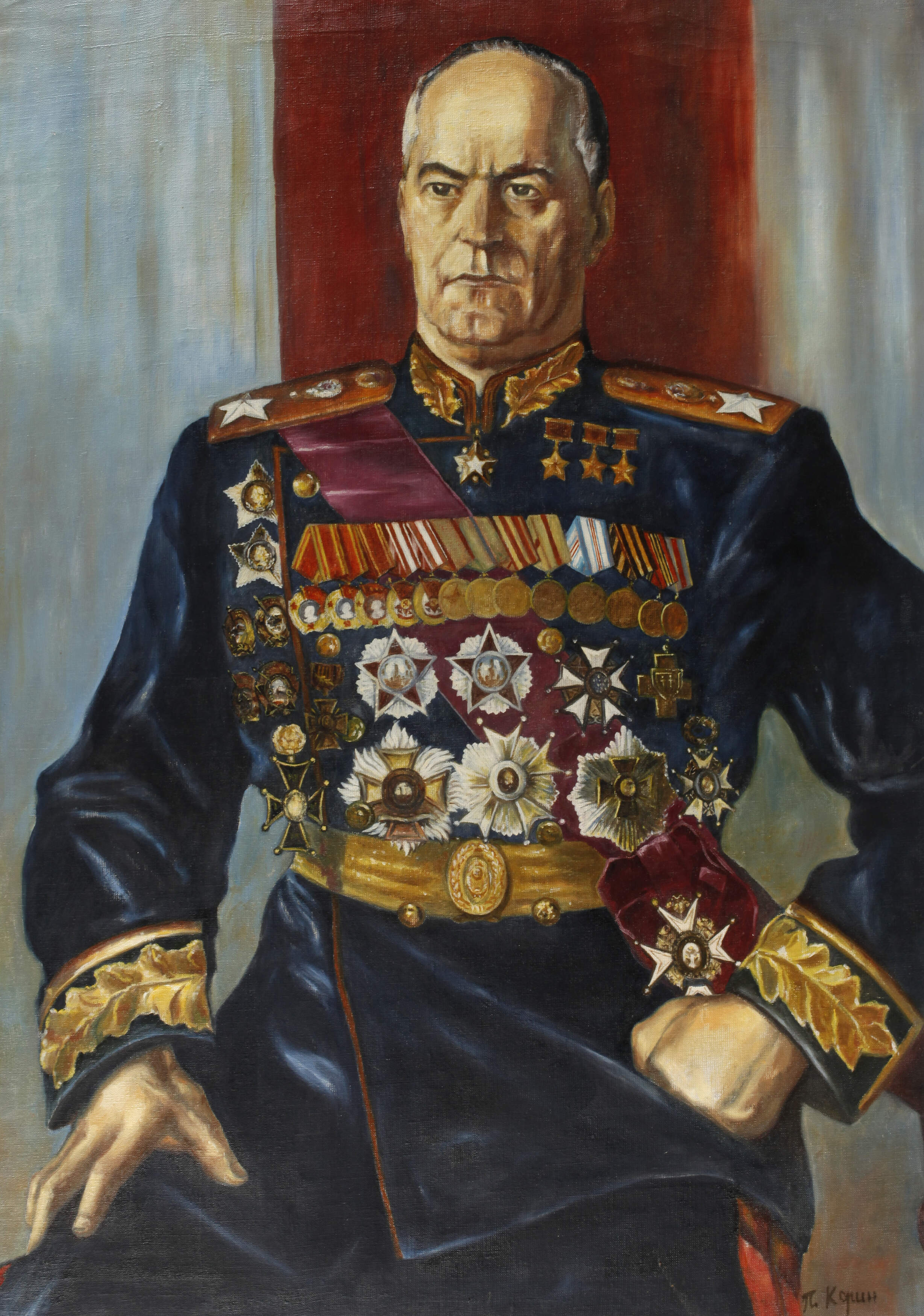 Bildnis Marschall Georgi Schukow