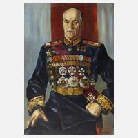 Bildnis Marschall Georgi Schukow111