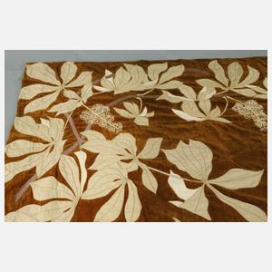 Große Samtdecke Jugendstil