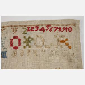 Stickmustertuch Biedermeier