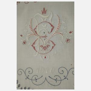 Drei Stickmustertücher Sachsen