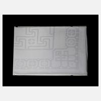 Tafeltuch mit Mäanderdekor und Glückssymbol111