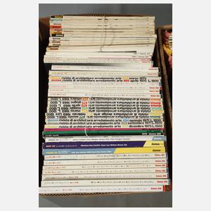Großes Konvolut Kunstzeitschriften Domus