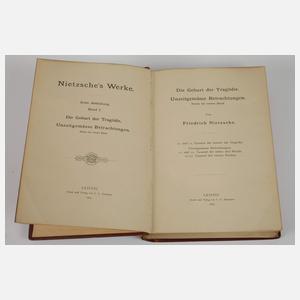 Vier Bände Nietzsches Werke